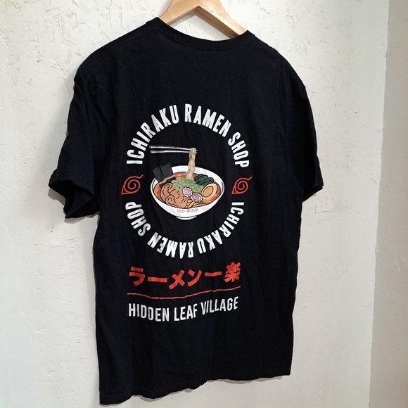 Naruto | hidden leaf village graphic anime men's t shirt - Picture 4 of 8